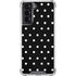 Black and White Polka Dots Galaxy S22 Clear Case