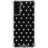 Black and White Polka Dots Galaxy S22 Plus Clear Case