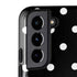 Black and White Polka Dots Galaxy S22 Plus Pro Case