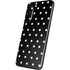 Black and White Polka Dots Galaxy S22 Plus Skin