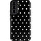 Black and White Polka Dots Galaxy S22 Pro Case