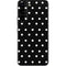 Black and White Polka Dots Galaxy S22 Skin