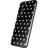 Black and White Polka Dots Galaxy S22 Skin