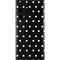 Black and White Polka Dots Galaxy S22 Ultra Skin