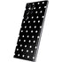 Black and White Polka Dots Galaxy S22 Ultra Skin