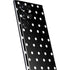 Black and White Polka Dots Galaxy S22 Ultra Skin