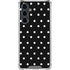 Black and White Polka Dots Galaxy S23 FE Clear Case