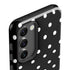 Black and White Polka Dots Galaxy S23 Plus Pro Case