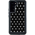 Black and White Polka Dots Galaxy S23 Plus Waterproof Case
