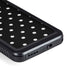 Black and White Polka Dots Galaxy S23 Plus Waterproof Case