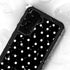 Black and White Polka Dots Galaxy S23 Plus Waterproof Case