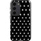 Black and White Polka Dots Galaxy S23 Pro Case