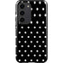Black and White Polka Dots Galaxy S23 Pro Case