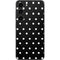 Black and White Polka Dots Galaxy S23 Skin