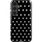 Black and White Polka Dots Galaxy S24 Impact Case