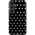 Black and White Polka Dots Galaxy S24 Impact Case