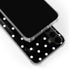 Black and White Polka Dots Galaxy S24 Plus Clear Case