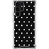 Black and White Polka Dots Galaxy S24 Ultra Clear Case