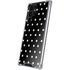 Black and White Polka Dots Galaxy S24 Ultra Clear Case