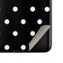 Black and White Polka Dots Galaxy Z Flip Skin