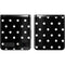Black and White Polka Dots Galaxy Z Flip Skin