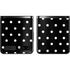 Black and White Polka Dots Galaxy Z Flip Skin