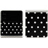 Black and White Polka Dots Galaxy Z Flip3 5G Skin