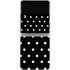 Black and White Polka Dots Galaxy Z Flip3 5G Skin