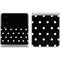 Black and White Polka Dots Galaxy Z Flip4 5G Skin