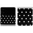 Black and White Polka Dots Galaxy Z Flip4 5G Skin