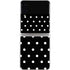 Black and White Polka Dots Galaxy Z Flip4 5G Skin