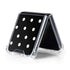 Black and White Polka Dots Galaxy Z Flip5 5G Clear Case