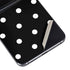 Black and White Polka Dots Galaxy Z Flip5 5G Skin