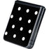 Black and White Polka Dots Galaxy Z Flip5 5G Skin