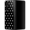 Black and White Polka Dots Galaxy Z Fold3 5G Skin