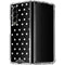 Black and White Polka Dots Galaxy Z Fold4 5G Clear Case