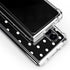 Black and White Polka Dots Galaxy Z Fold4 5G Clear Case