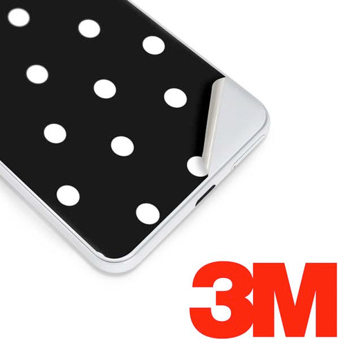 Black and White Polka Dots Google Pixel 3 Skin