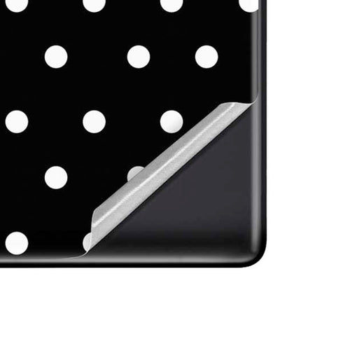 Black and White Polka Dots Google Pixel 6 Skin