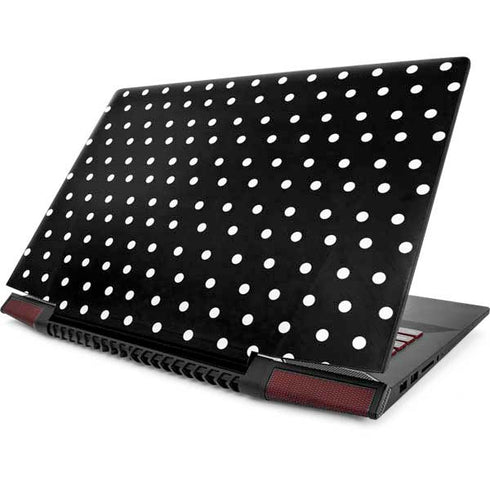 Black and White Polka Dots Lenovo IdeaPad Skin