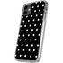 Black and White Polka Dots iPhone 11 Clear Case