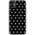 Black and White Polka Dots iPhone 11 Clear Case