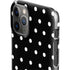 Black and White Polka Dots iPhone 11 Pro Lite Case