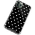 Black and White Polka Dots iPhone 11 Pro Max Clear Case