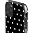 Black and White Polka Dots iPhone 11 Pro Max Impact Case