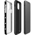 Black and White Polka Dots iPhone 11 Pro Max Impact Case