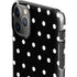 Black and White Polka Dots iPhone 11 Pro Max Lite Case