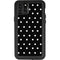 Black and White Polka Dots iPhone 11 Pro Max Waterproof Case