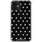 Black and White Polka Dots iPhone 12 Clear Case