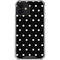 Black and White Polka Dots iPhone 12 Mini Clear Case